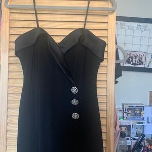 Black diamond dress vintage